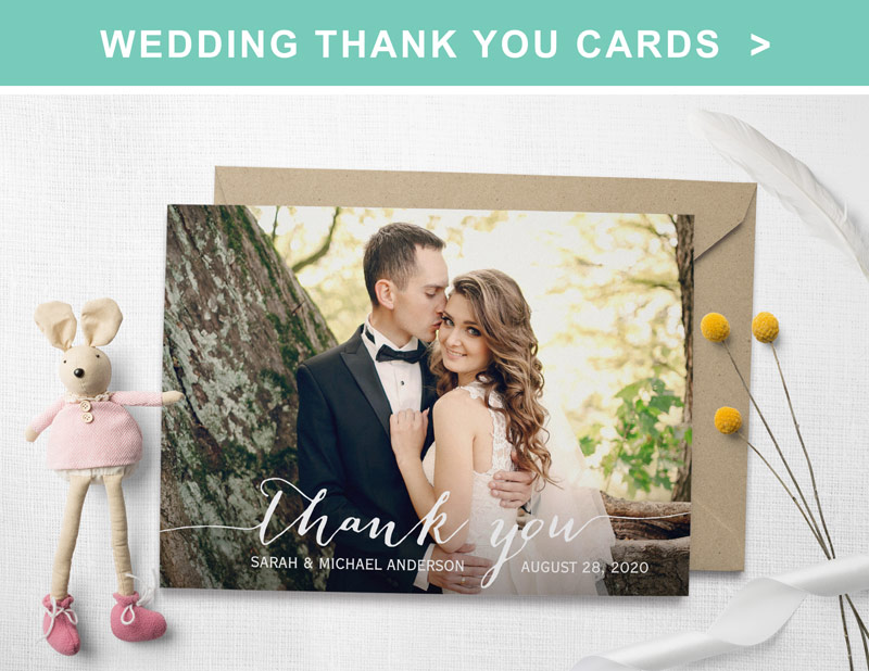 Wedding Thank You Cards | mimoprints.com