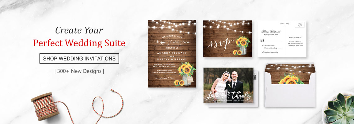 Wedding Invitation Suite | mimoprints.com
